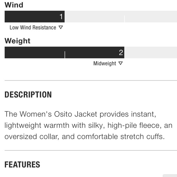 Womens Osito Fleece Jacket Full Zip - Picture 11 of 11